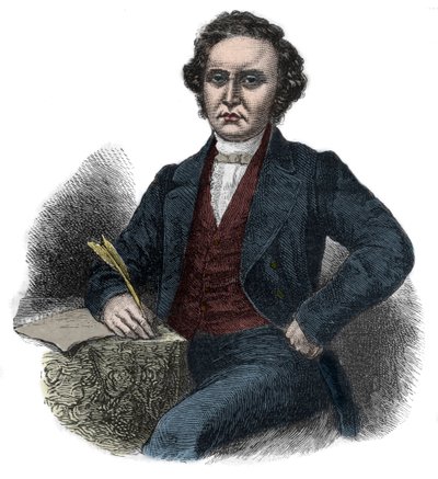 Porträtt av William Symington (1764-1831) skotsk pionjär inom ångnavigering av Unknown artist
