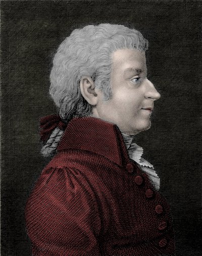 Porträtt av Wolfgang Amadeus Mozart ung (1756 - 1791) kompositör. av Unknown artist