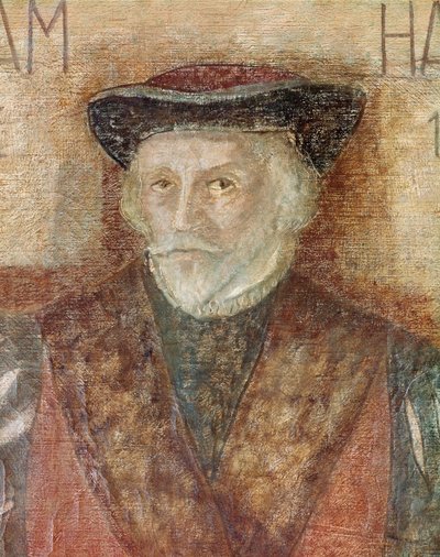 Porträtt av den engelske läkaren William Harvey (målning av Unknown artist