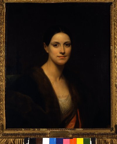 Porträtt av den österrikiska dansaren Fanny Elssler (1810-1884) anonym målning. 1800-talets Museo della Scala Milan Italien av Unknown artist