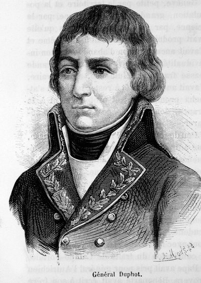Porträtt av den franske generalen Leonard Mathurin Duphot. (1769-1797). av Unknown artist