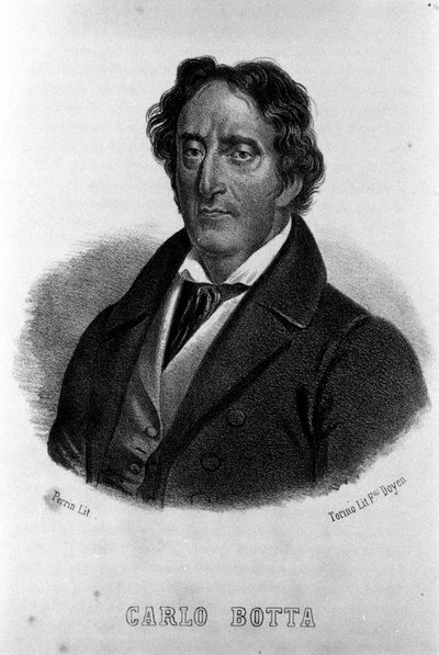 Porträtt av den italienske läkaren och politikern Carlo Botta (1766-1837). av Unknown artist