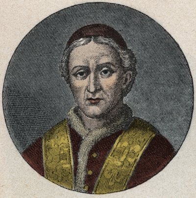 Porträtt av påven Leon XII (Leo, Leone) (1823-1829) av Unknown artist