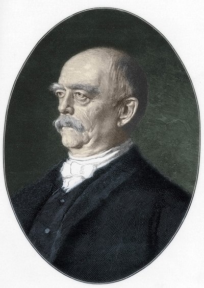 Porträtt av prinsen av Bismarck (1815 - 1898) av Unknown artist