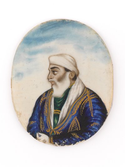 Porträtt, troligen av Ayodeya Prasad, bror till Dina Nath av Unknown artist