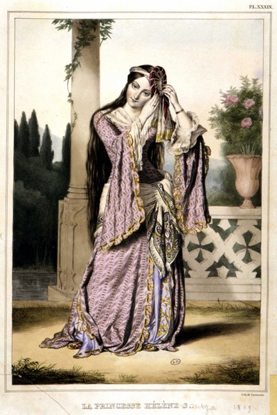 Prinsessan Helen Soutza av Unknown artist