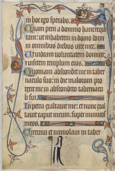 Psalm 26; en abbedissa av Unknown artist