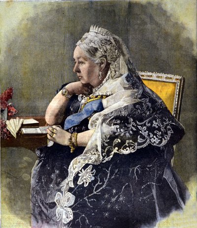 Drottning Victoria I (1819 - 1901) av Unknown artist