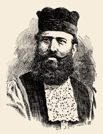 Rabbi Benjamin Artom var Haham för de spanska och portugisiska judarna i Storbritannien av Unknown artist