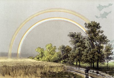 Rainbow - i "" Atmosfären: beskrivning av naturens stora fenomen"" av Camille Flammarion av Unknown artist