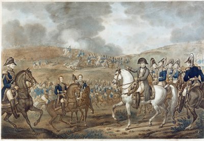 Representation av slaget vid Moskova i Borodino den 7 september av Unknown artist