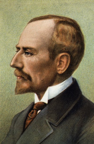 Roald Amundsen, norsk upptäcktsresande. av Unknown Artist