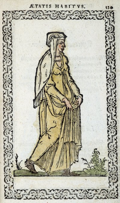 Roman Woman - i "" Habits et effigies"" av Jean Slupérino av Unknown artist