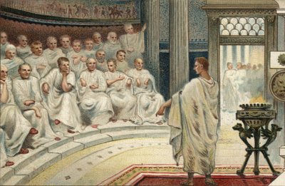 Romers politiska system: Senaten av Unknown artist