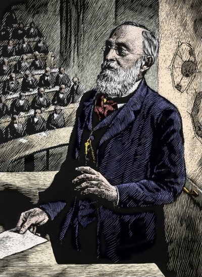 Rudolf Virchow (Virchow) (1821-1902), tysk läkare och politiker. av Unknown artist