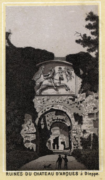 Ruinerna av Chateau d