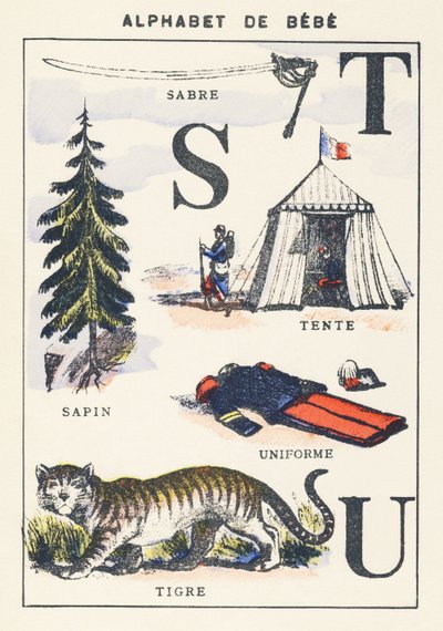 S T U: sabel, til, leje, tiger, uniformer web av Unknown artist