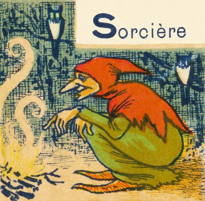 S som Häxa av Unknown artist