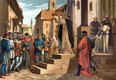Sankt Albert den store (1205-1280) av Unknown artist