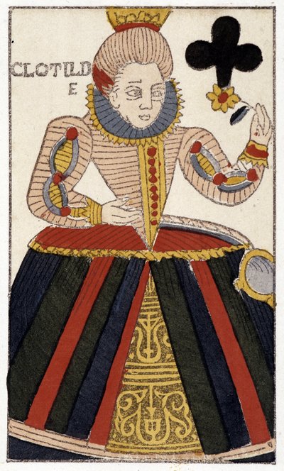 Saint Clothilde drottning av alla frankerna. - Saint Clothilde. av Unknown artist