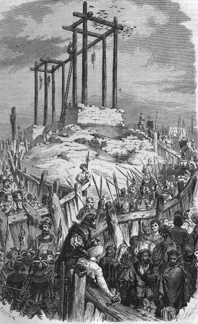 Samblancay dog, som hängdes 1527. av Unknown artist