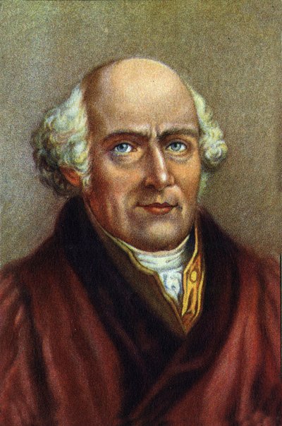 Samuel Hahnemann, homeopatins fader. av Unknown Artist