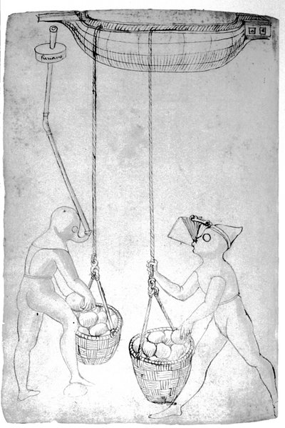 Scaphandlers från 1400-talet. av Unknown artist