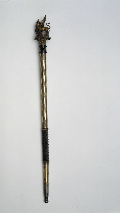 Scepter av Napoleon Bonaparte (1769 - 1821). Risorgimento-museet. Milano av Unknown artist