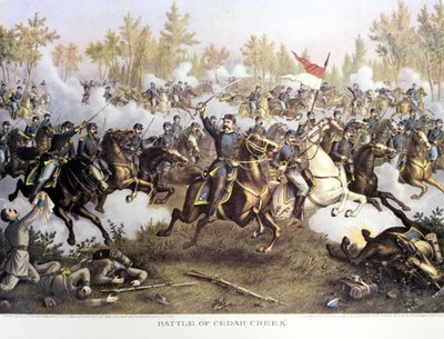 Secessionskrig (1861 - 1865) eller amerikanska inbördeskriget: 19 oktober av Unknown artist