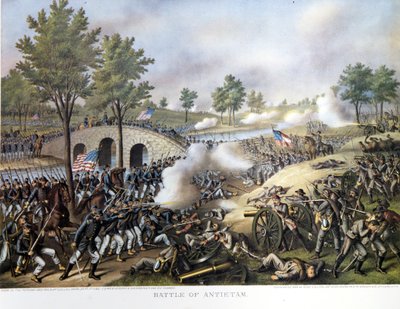 Secessionskrig (1861 - 1865) eller amerikanska inbördeskriget: 17 september av Unknown artist