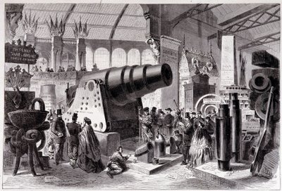 Sektion för preussisk metallurgi (Canon) i maskingalleriet av Unknown artist