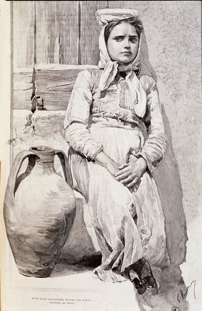 Siciliansk tjej av Unknown artist