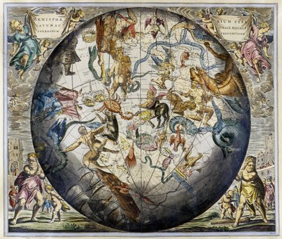 Stjärnor och zodiakens tecken av Unknown artist