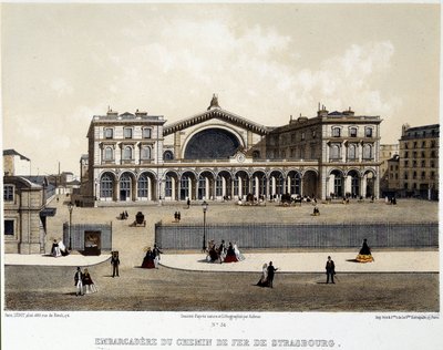 Strasbourgs järnvägsstation (nu Gare de l