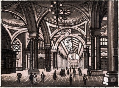 Stuttgart, Tyskland: utsikt över järnvägsstationshallen. i "" Världen illustrerar 168 vyer"" Odaterat (slutet av 1800-talet) av Unknown artist