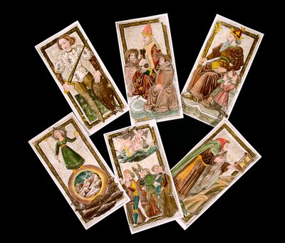 Tarotkort från 1400-talet. av Unknown artist
