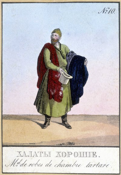 Tartardressinghandlare i Ryssland på 1800-talet. av Unknown artist