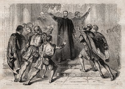 Döparen kände igen Johannes av Leiden av Unknown