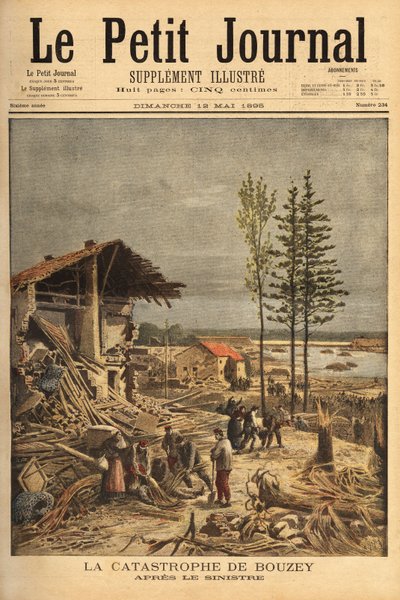 Bouzey-katastrofen av Unknown artist