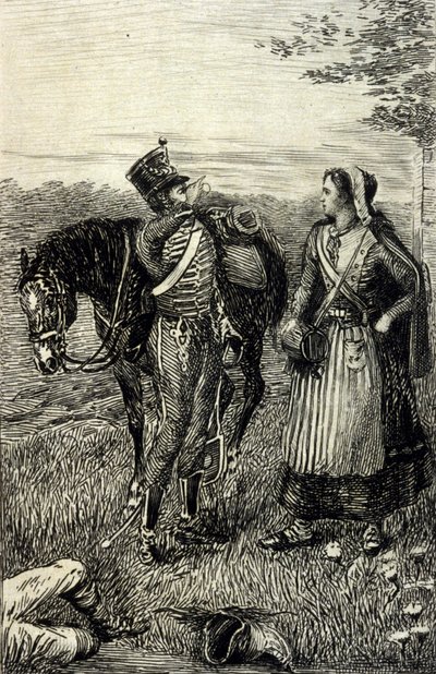 Den kartusiska parman av Stendhal. 1800-talsgravyr. av Unknown artist