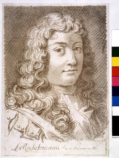 Hertigen av La Rochefoucault - tryck av Unknown artist