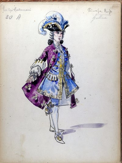 The Lady of Spades: Opera komponerad 1890 av Piotr eller Petr Iljitsj Tjajkovskij (eller Tjajkovskij) av Unknown artist