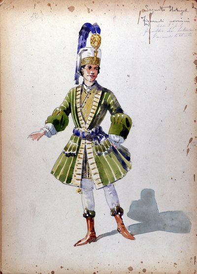 The Lady of Spades: Opera komponerad 1890 av Piotr eller Petr Iljitsj Tjajkovskij (eller Tjajkovskij) av Unknown artist