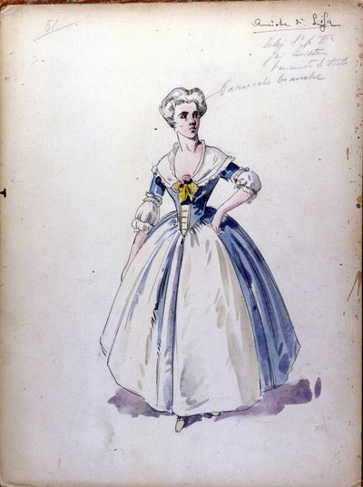 The Lady of Spades: Opera komponerad 1890 av Pjotr eller Pjotr Iljitj Tjajkovskij (eller Tschaikowskij av Unknown artist