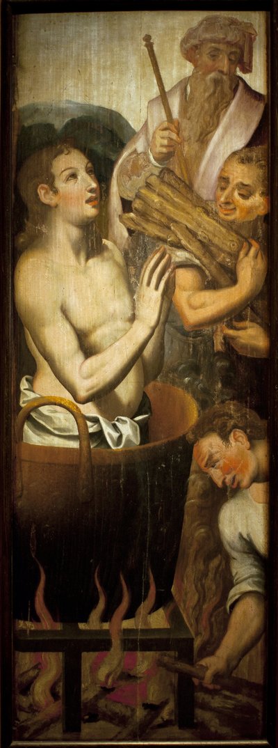 The Martyr of Saint John the Evangelist - Anonym målning av Unknown artist