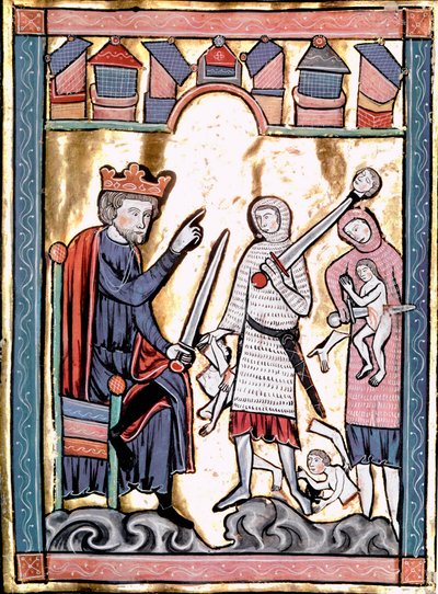The Massacre of the Innocents Miniature hämtad från "Liber Psalmorum Cum Calendario" eller "Psaltier à l