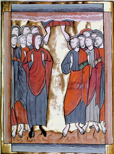 Miniatyruppstigningen hämtad från "The Book of Psalms um calendar" eller "Psaltier à l
