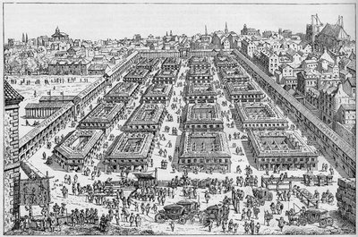 Saint Germain-mässan på 1600-talet. av Unknown artist