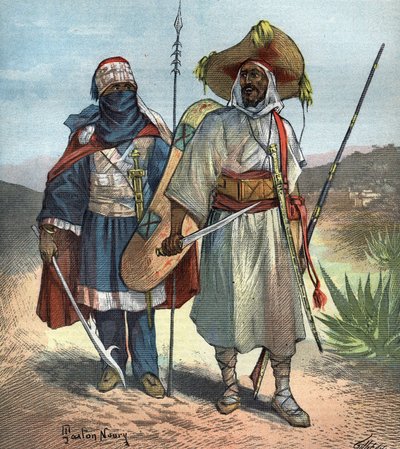 Tuareg 1892. av Unknown artist