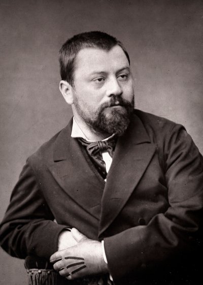 Konstnären Désiré-Jules Lubin porträtterad med anledning av Salongen i Paris 1883 av Unknown